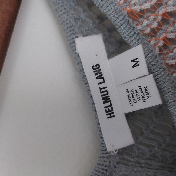 Helmut Lang Open Knit Sleeveless Top Size Med - Picture 4 of 7